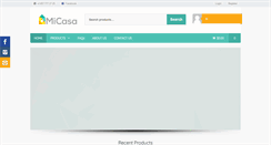 Desktop Screenshot of micasashop.com