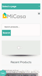 Mobile Screenshot of micasashop.com
